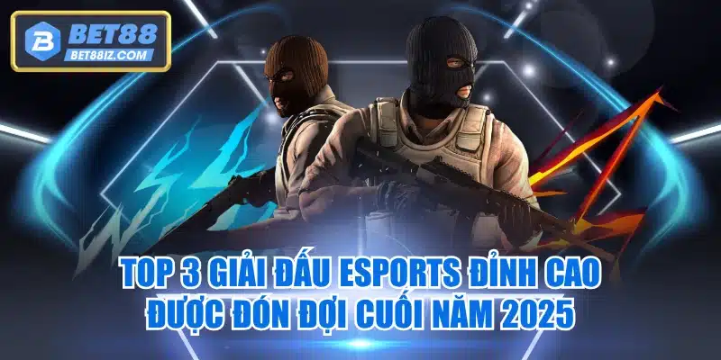 Top 3 Giải Đấu Esports Đỉnh Cao Được Đón Đợi Cuối Năm 2025